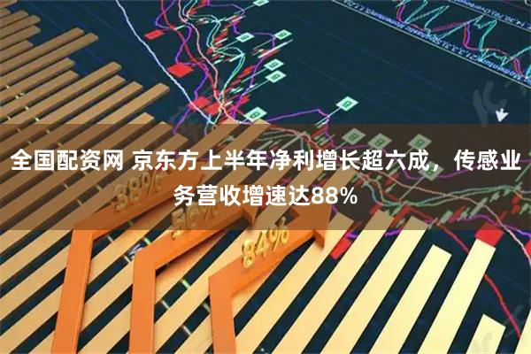 全国配资网 京东方上半年净利增长超六成，传感业务营收增速达88%